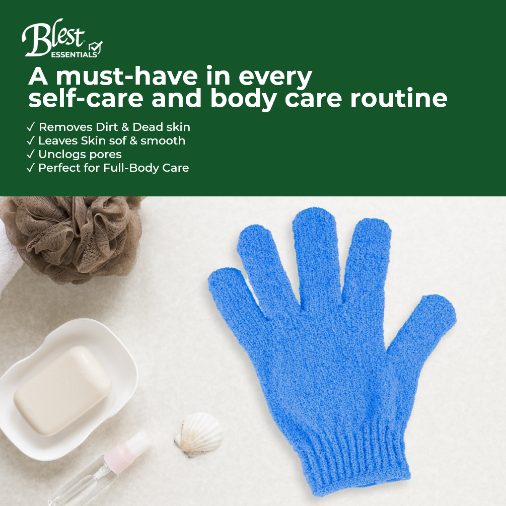 Blest Essentials Bath Scrub Glove