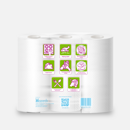 Blest Home Kitchen Towel 70 Pulls 2 Ply 3 Rolls