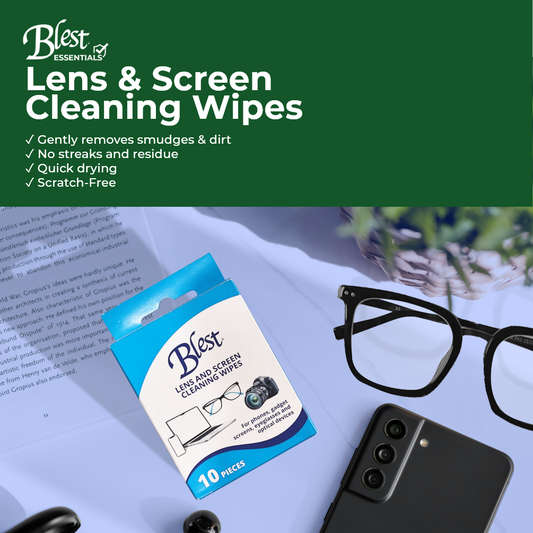 Blest Lens and Screen Cleaning Wipes