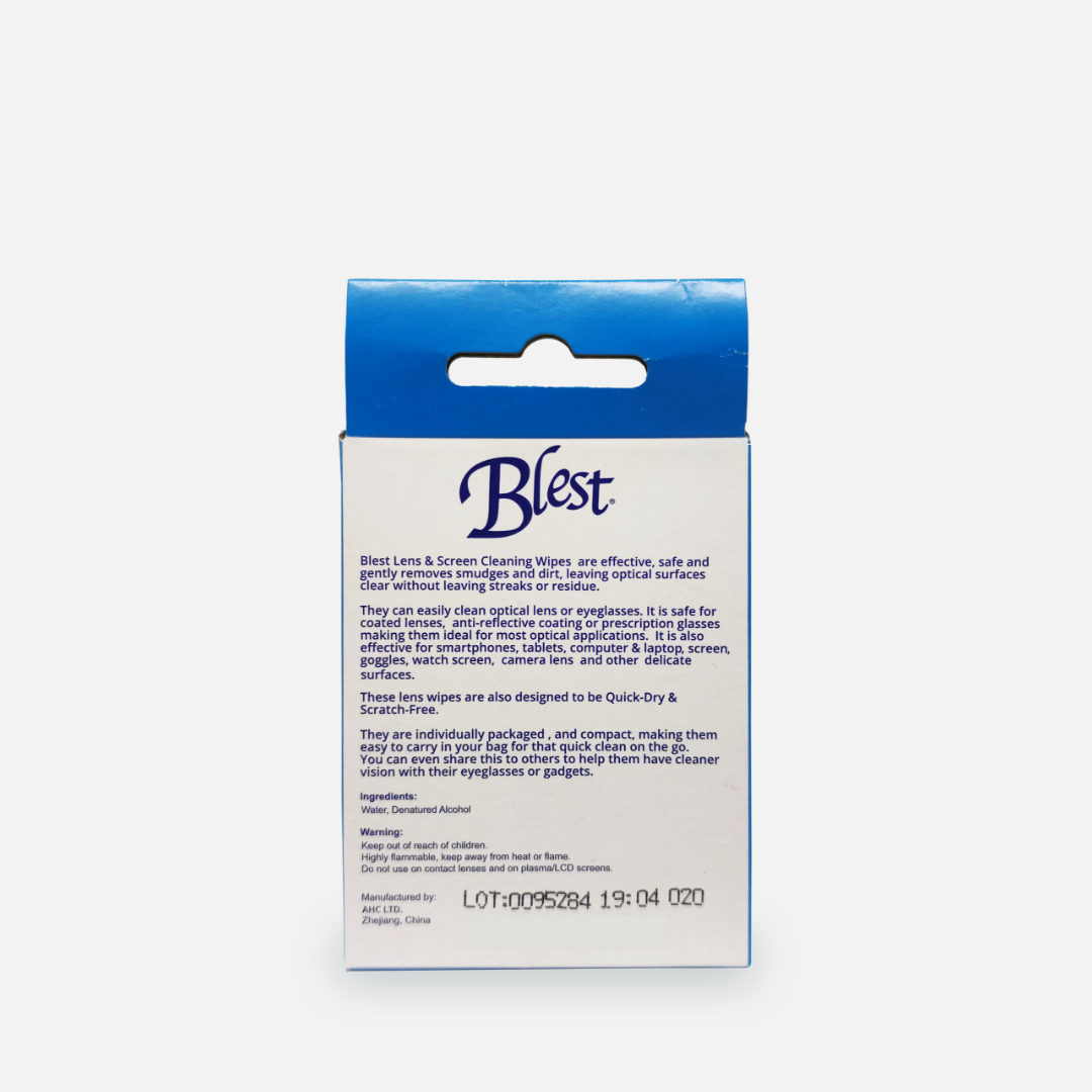 Blest Lens and Screen Cleaning Wipes