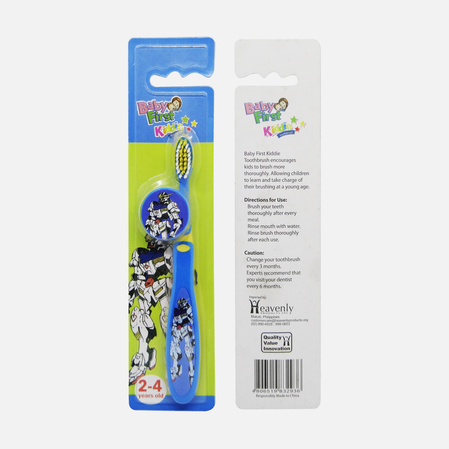 Baby First Kiddie Toothbrush 2-4 Years Old - Tweenies