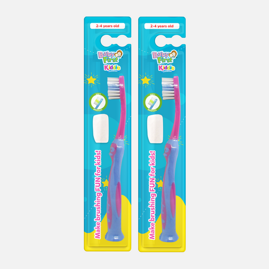 Baby First Kiddie Toothbrush 2-4 Years Old -Penguin 2 Packs