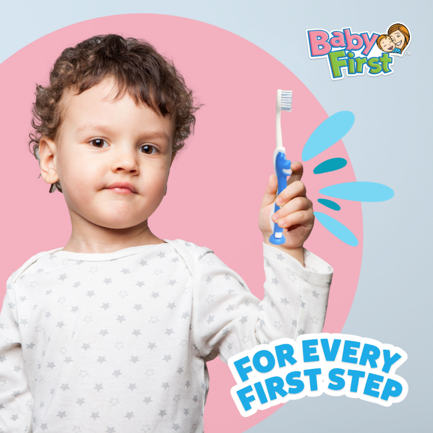 Baby First Kiddie Toothbrush 2-4 Years Old - With Timer 2 Packs