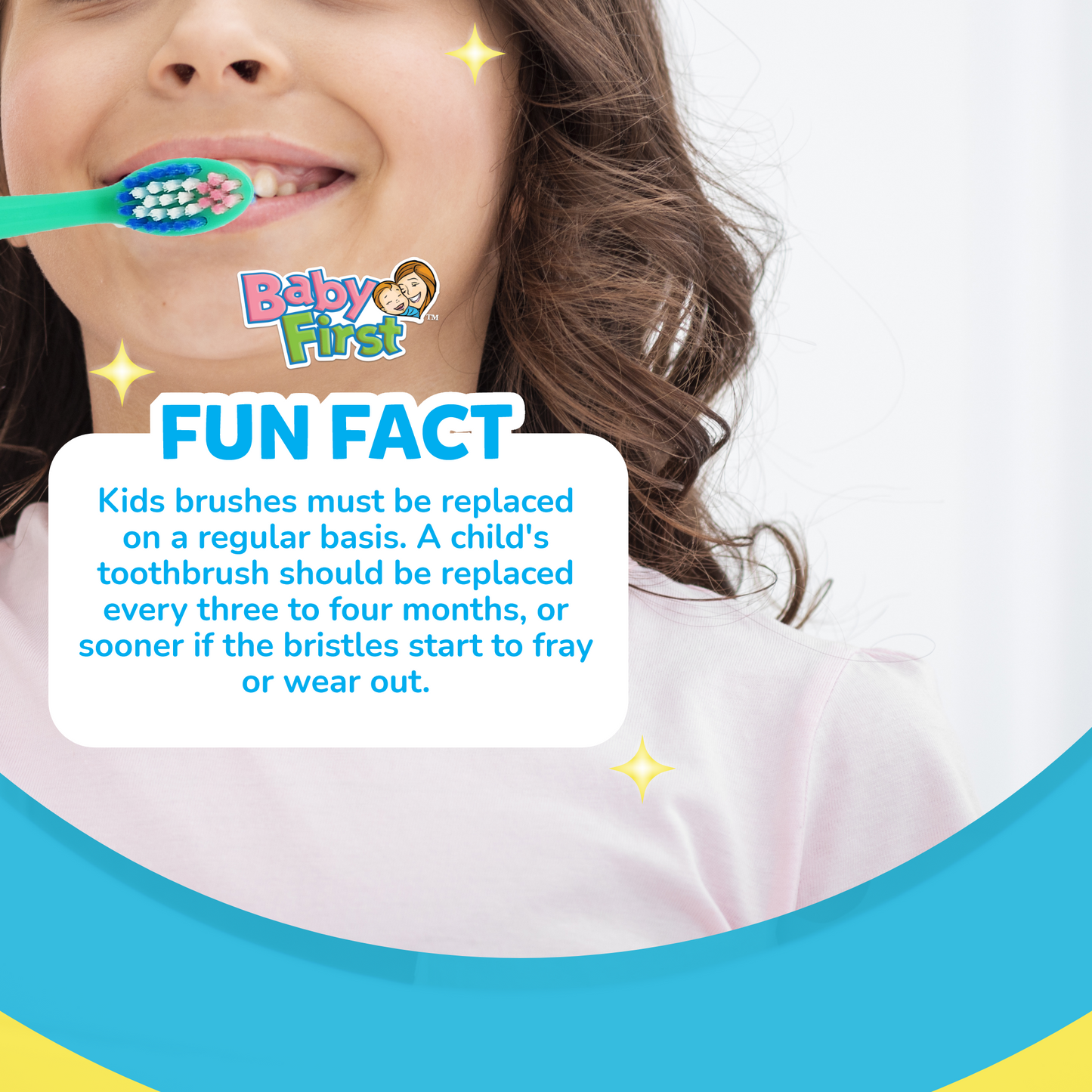 Baby First Kiddie Toothbrush 5-7 Years Old - Rubber Suction