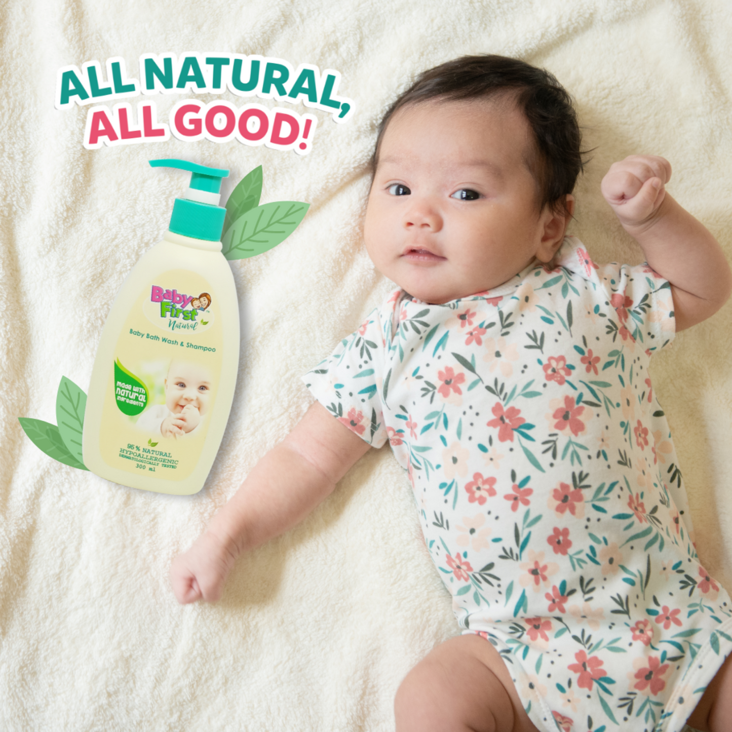 Baby First Natural Baby Wipes 30 Sheets