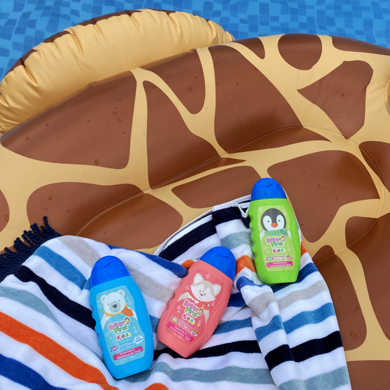 Baby First Kiddie Arctic 2in1 Shampoo and Body Wash 500ml Refill Watermelon Frost Scent