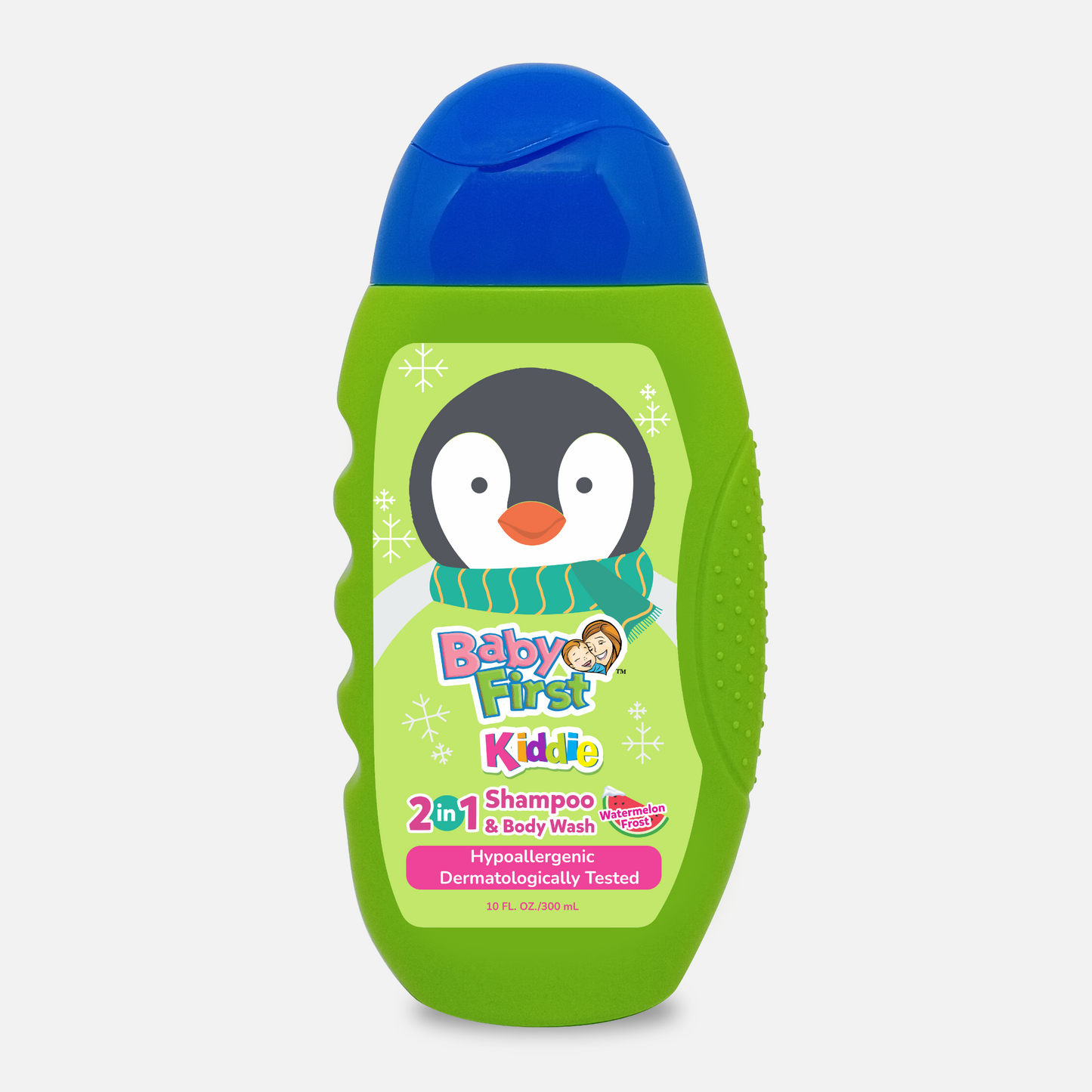 Baby First Kiddie Arctic 2in1 Shampoo and Body Wash 300ml Watermelon Frost 2 Bottles