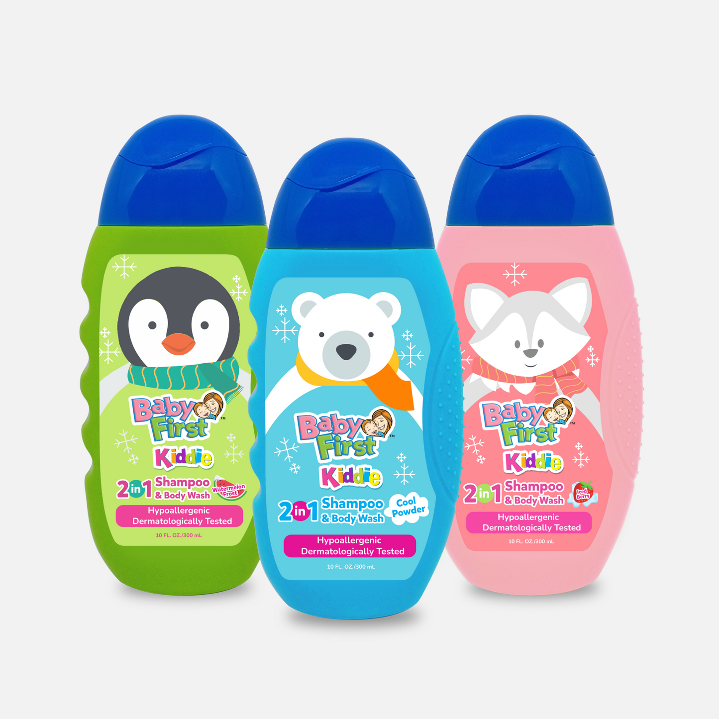 Baby First Kiddie Arctic 2in1 Shampoo and Body Wash 300ml All Scent