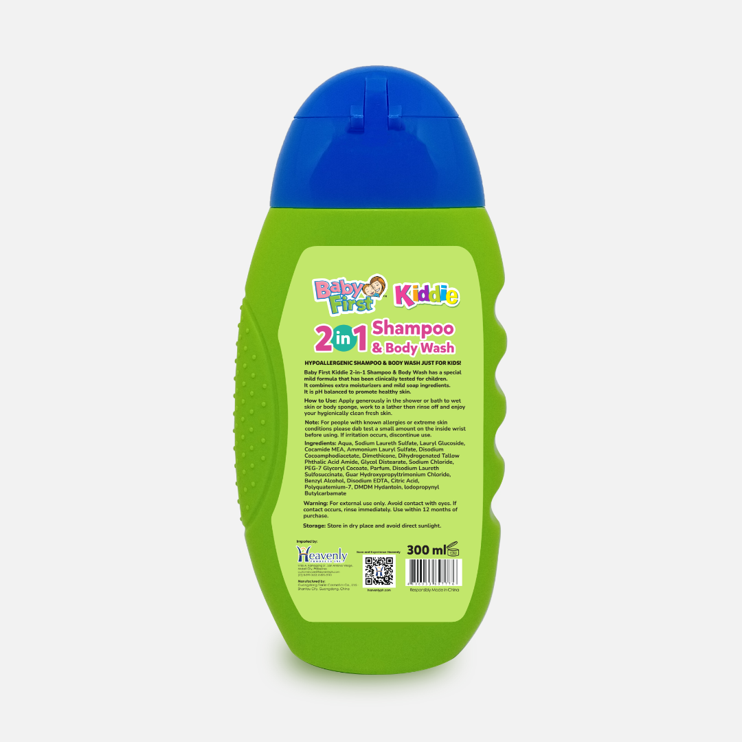 Baby First Kiddie Arctic 2in1 Shampoo and Body Wash 300ml Watermelon Frost 2 Bottles