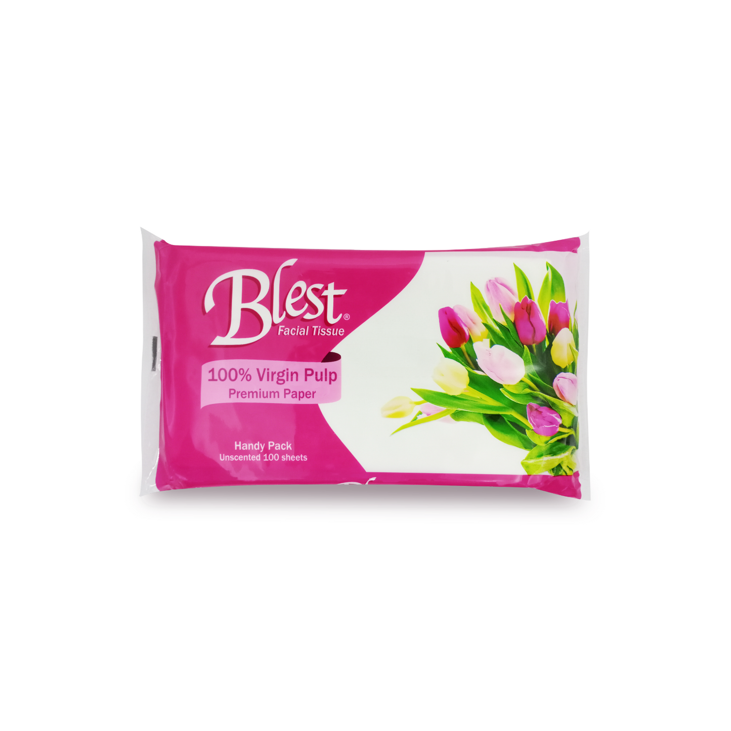 Blest Essential Facial Tissue Handy Pack 50 pulls 2 Ply