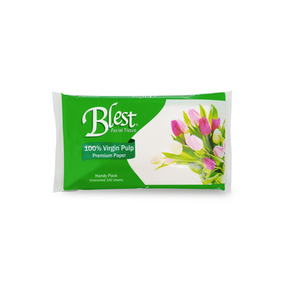 Blest Essential Facial Tissue Handy Pack 50 pulls 2 Ply