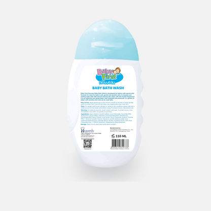 Baby First Nouveau Baby Bath Wash 110ml Milk Scent