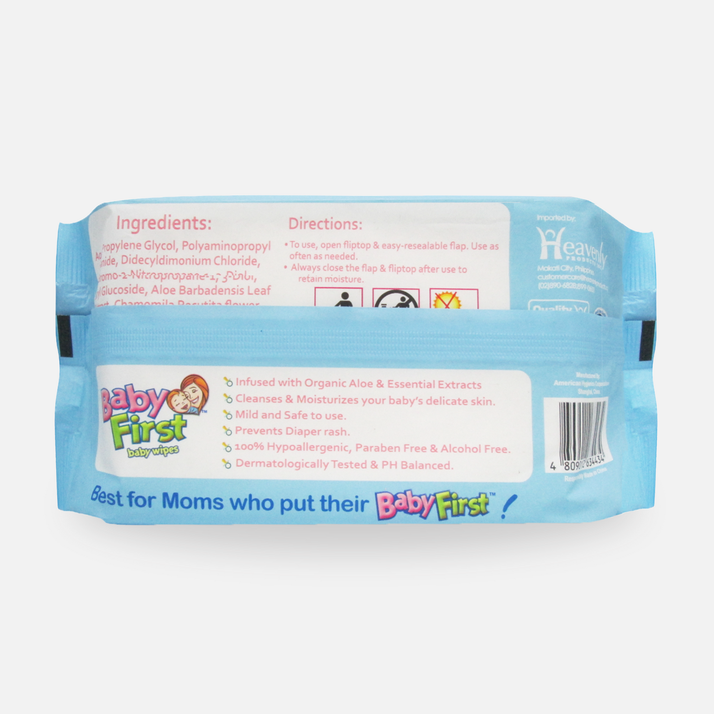 Baby First Baby Wipes 90 Sheets 2+1 Pack (270 Sheets)