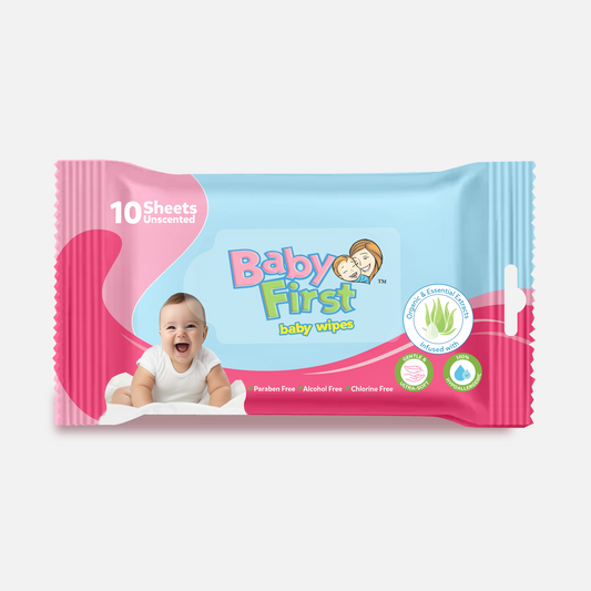 Baby First Baby Wipes 10 Sheets