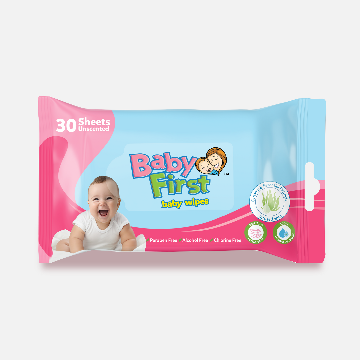 Baby First Baby Wipes 30 Sheets
