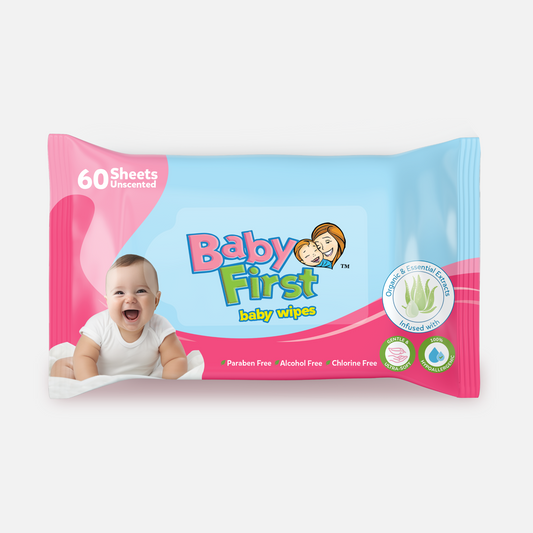 Baby First Baby Wipes 60 Sheets