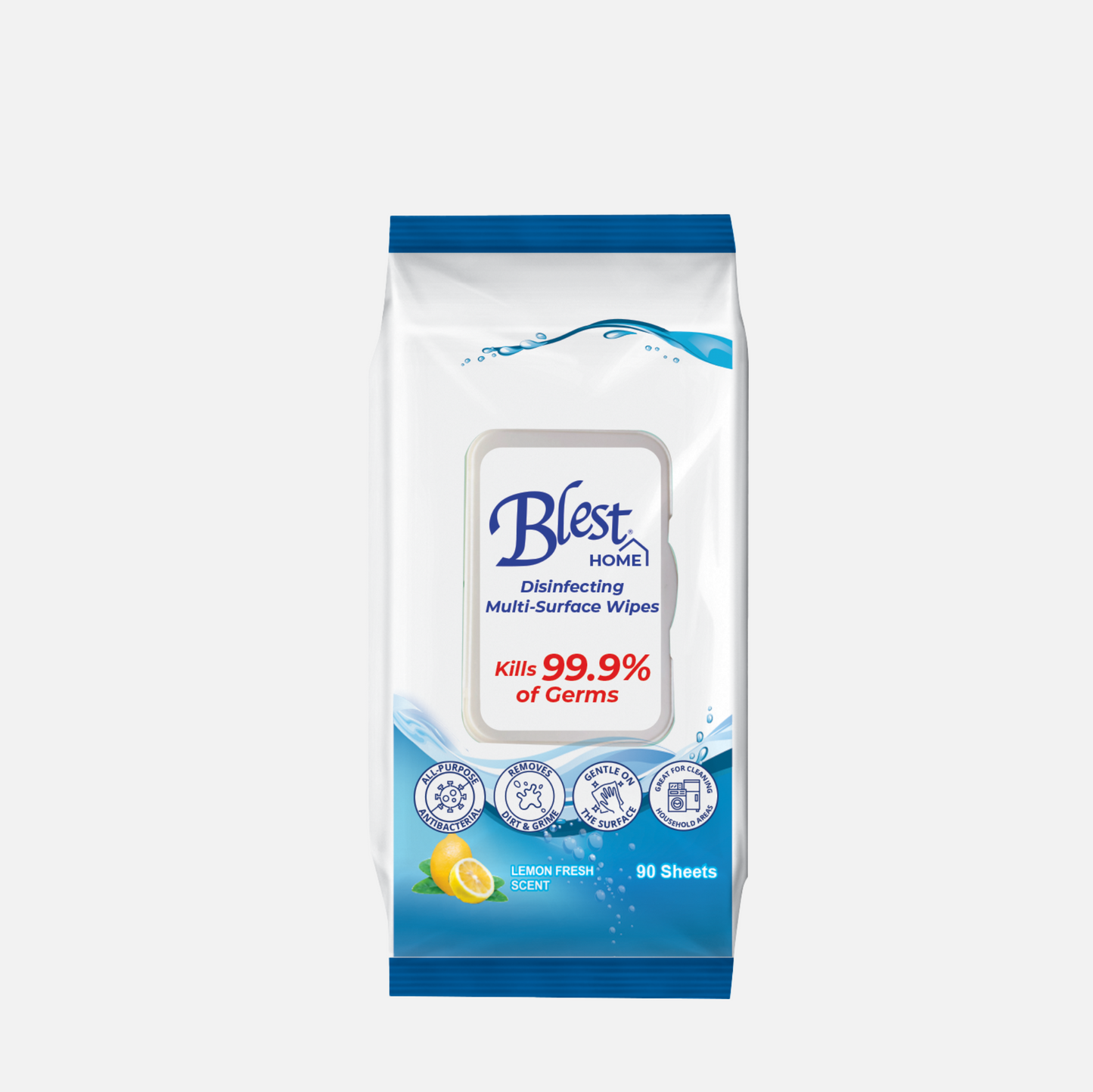 Blest Home Disinfecting Multi-Purpose Wipes 90 Sheets