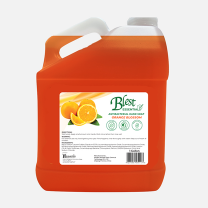 Blest Antibacterial Moisturizing Hand Soap 1 Gallon Orange Blossom Scent