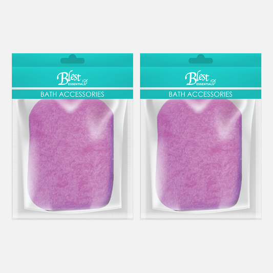 Blest Essentials Bath Sponge Cotton Towel by 2s