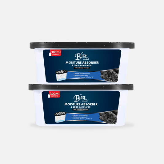 Blest Home Moisture Absorber and Odor Eliminator 300ml by 2s