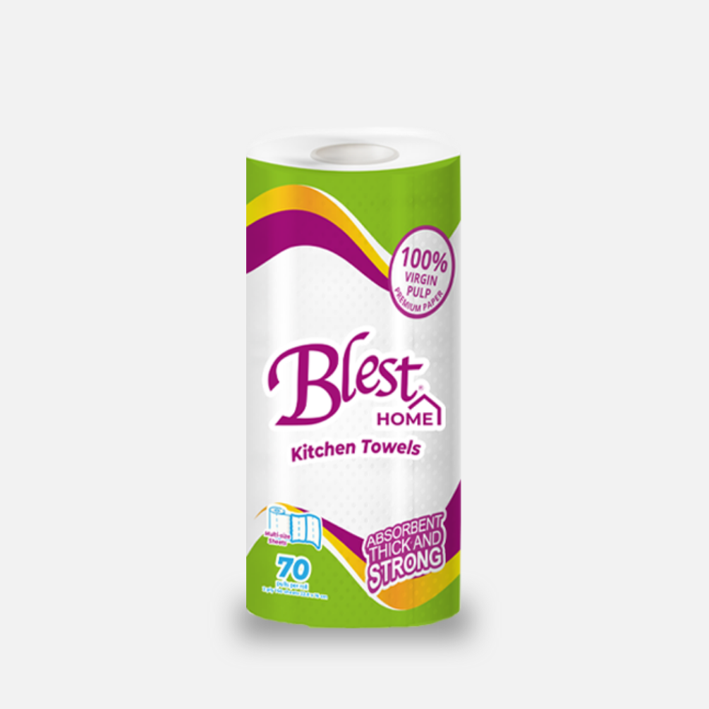 Blest Home Kitchen Towel 2 Ply 70 Pulls