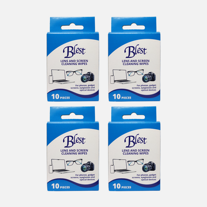 Blest Lens and Screen Cleansing Wipes 10s 3+1