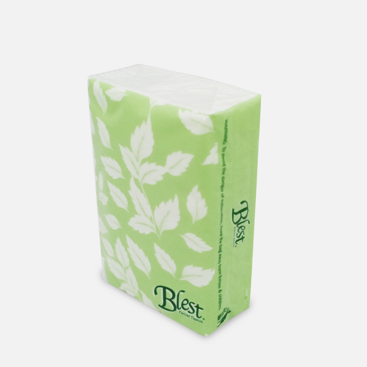Blest Facial Pocket Tissue 2 Ply 10 Pulls x 6 Pocket (60 Pulls)