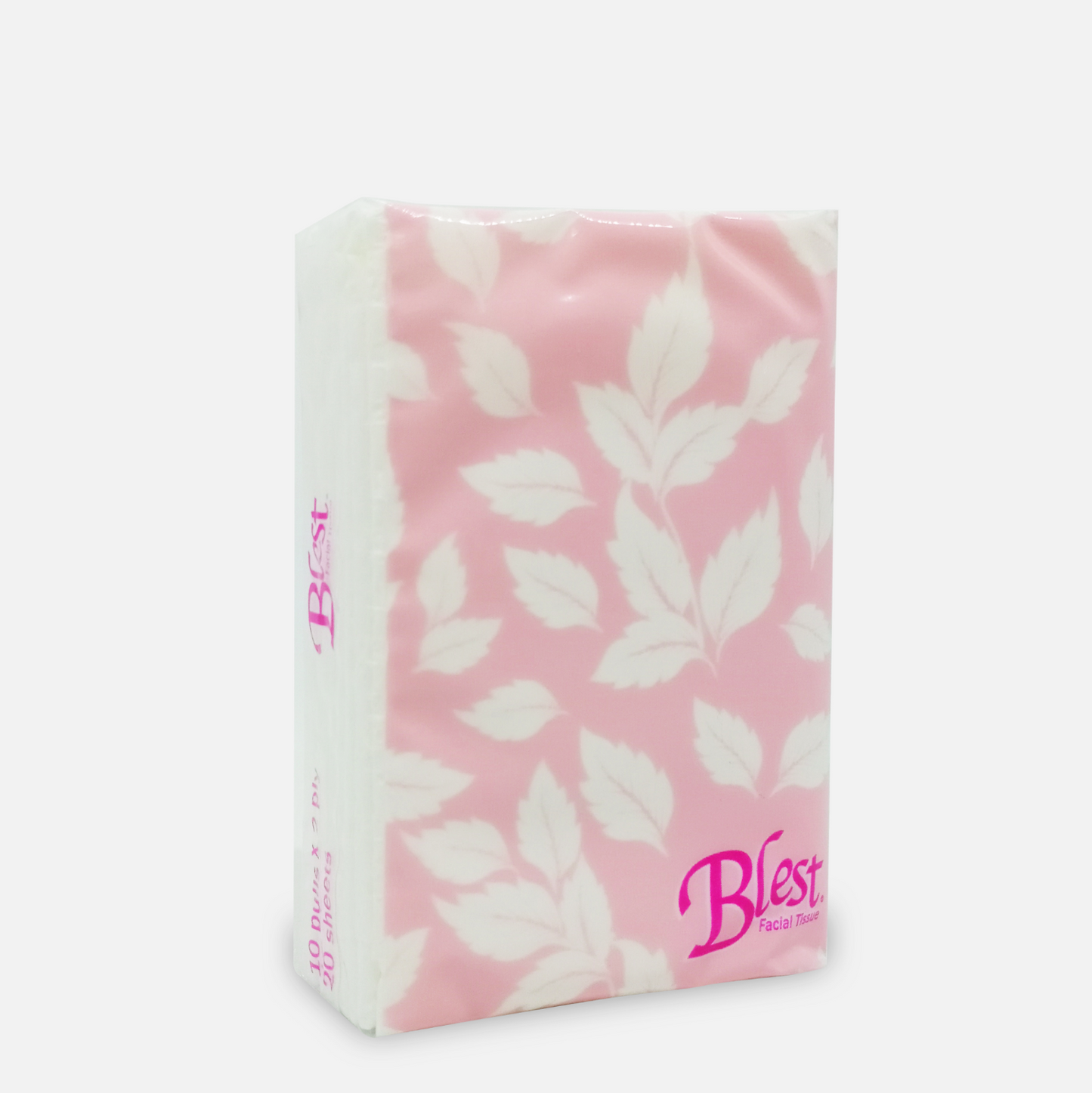 Blest Facial Pocket Tissue 2 Ply 10 Pulls x 6 Pocket (60 Pulls)