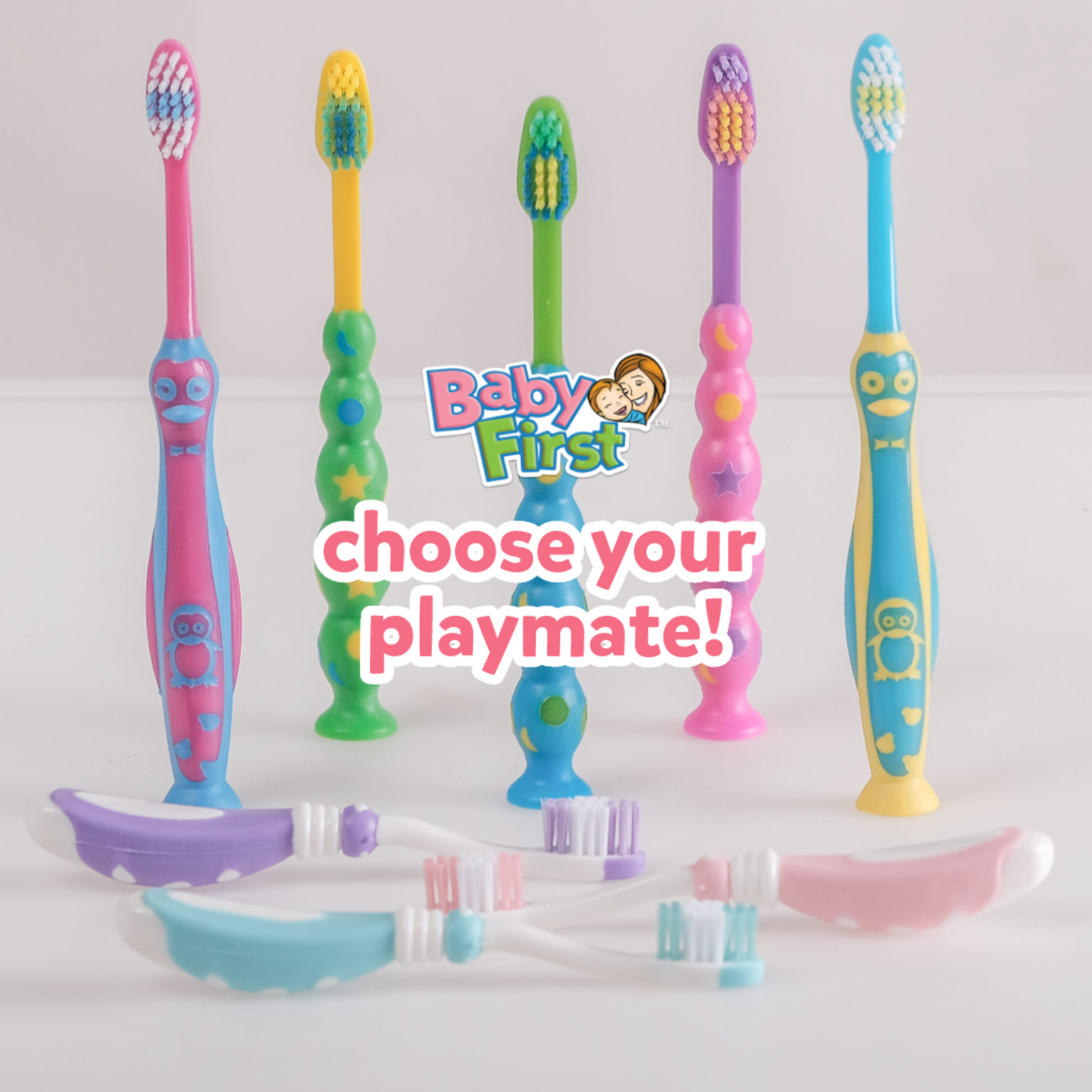 Baby First Kiddie Toothbrush 2-4 Years Old With Timer 3+1 Pack