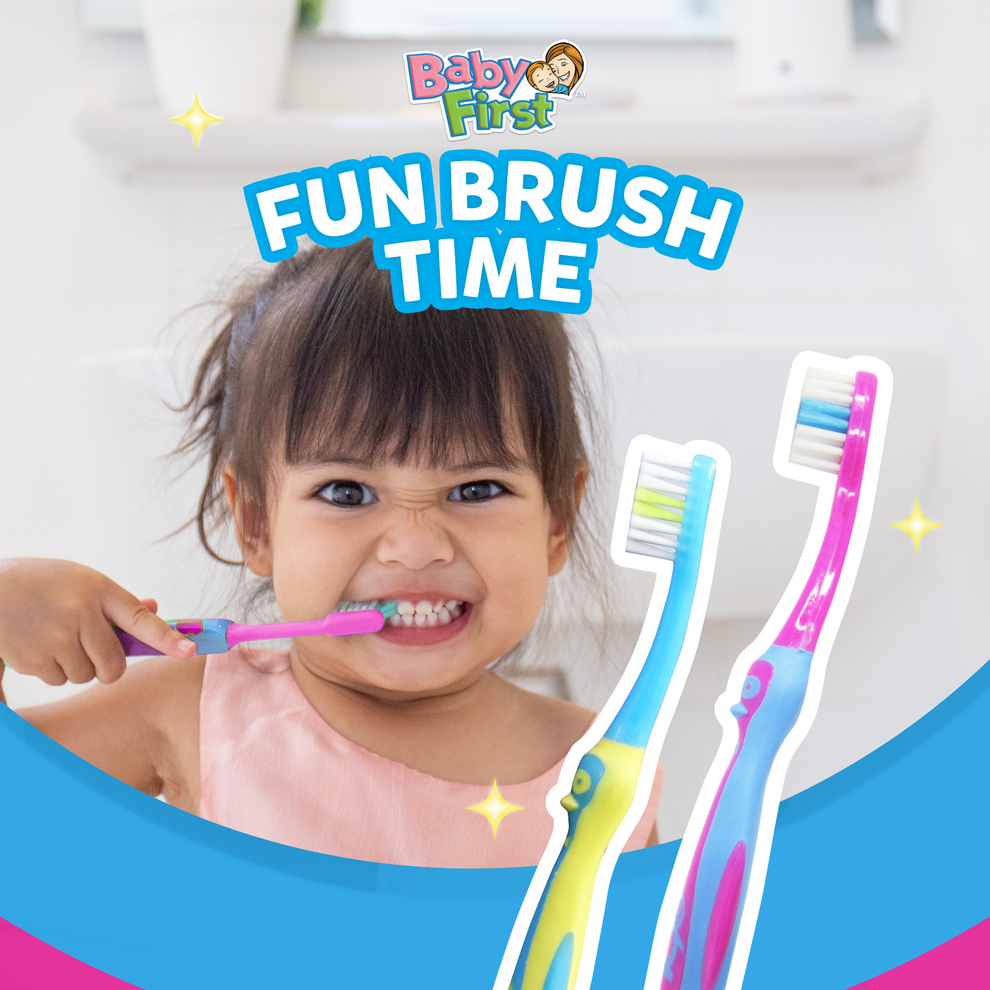 Baby First Kiddie Toothbrush 2-4 Years Old -Penguin 3+1 Pack – Heavenly