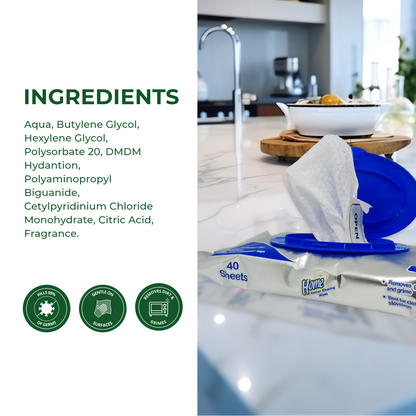Blest Home Kitchen Cleaning Wipes 40 Sheet