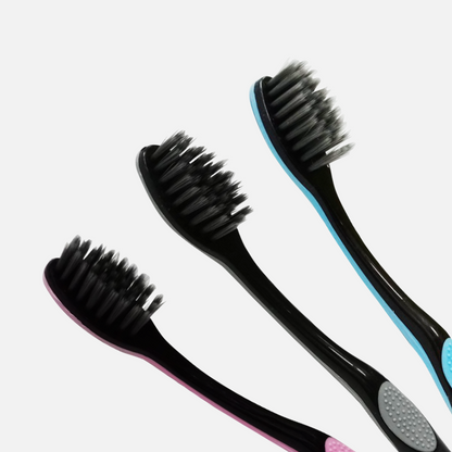 Blest Essential Toothbrush Pro Ultra Clean Cross Action Charcoal Toothbrush Singles