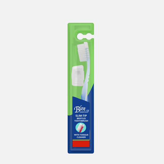 Blest Essential Toothbrush Pro Health Complete Clean 0.01mm Slim Tip Bristles Toothbrush Singles