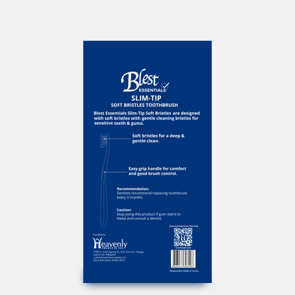 Blest Essentials Slim Tip Soft Bristles Toothbrush by 5s