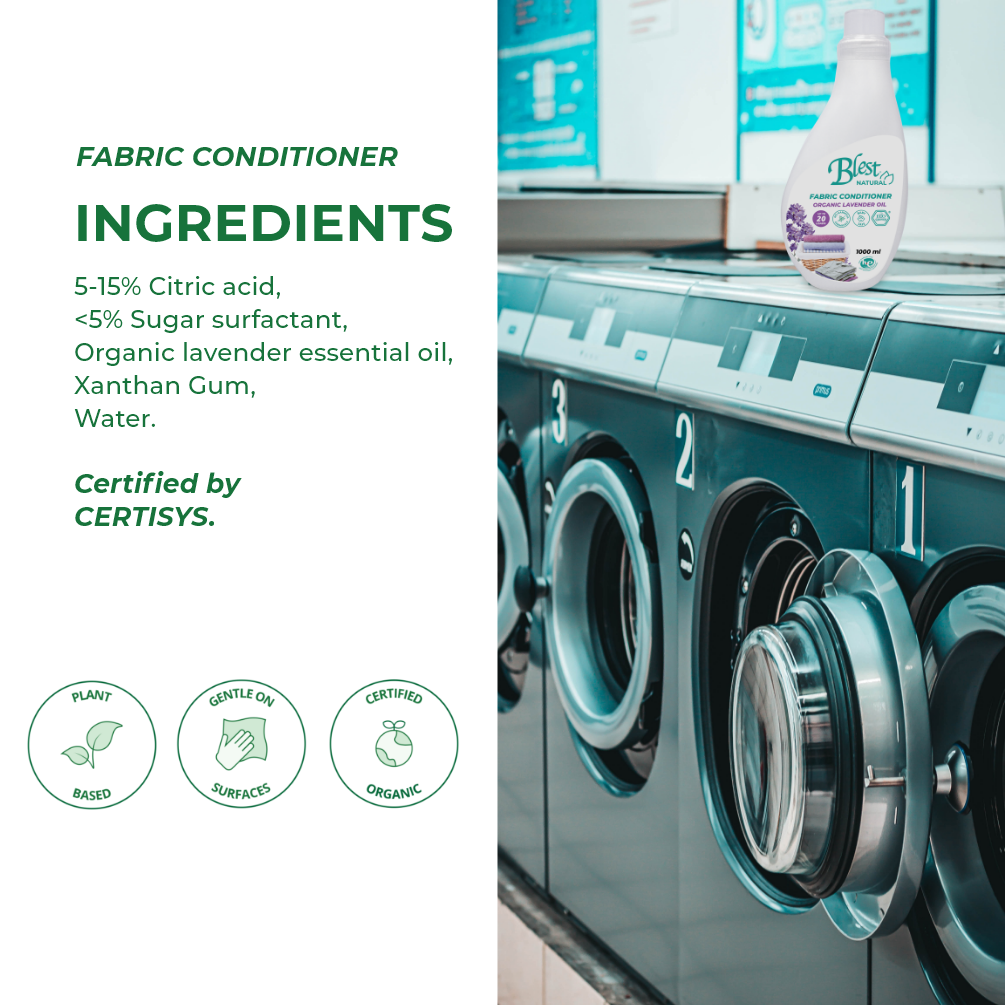 Blest Natural Fabric Conditioner - Organic Lavender Oil 5L