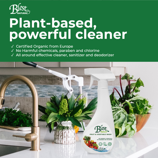 Blest Natural Fruit and Vegetable Wash Unscented 5L