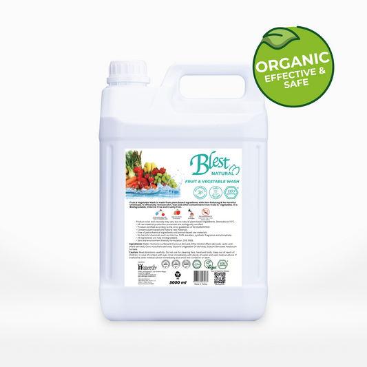 Blest Natural Fruit and Vegetable Wash Unscented 5L