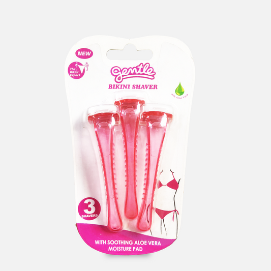 Gentle Bikini Shaver with Soothing Aloe by 3s