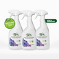 Blest Natural Glass & Multi-Surface Cleaner - Organic Lavender Oil 500ml 3 Bottles