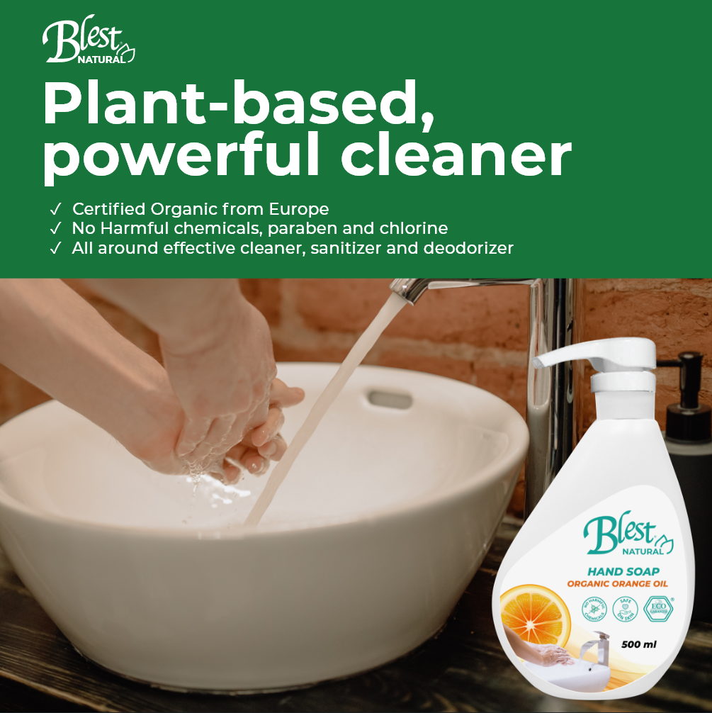 Blest Natural Hand Soap - Organic Orange Oil 5L