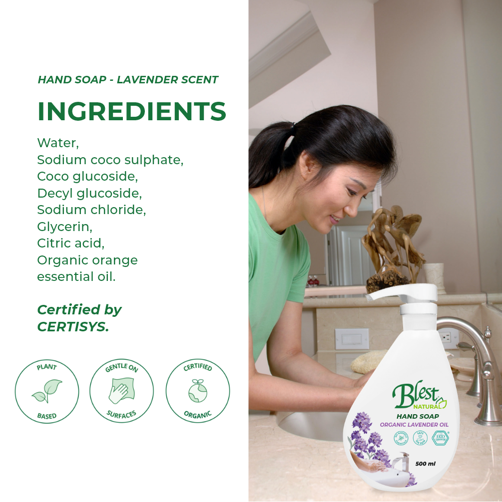 Blest Natural Hand Soap - Organic Lavender Oil 5L