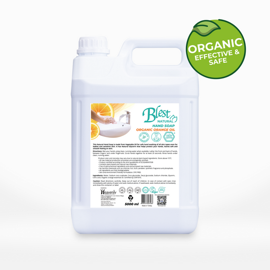 Blest Natural Hand Soap - Organic Orange Oil 5L
