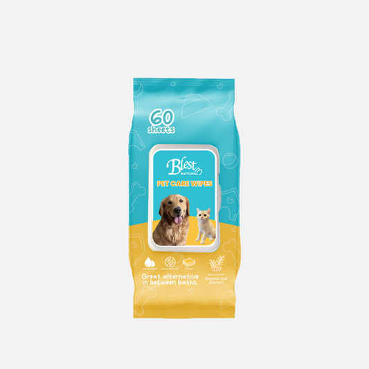 Blest Natural Pet Care Wipes 60 Sheets