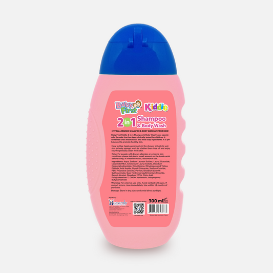 Baby First Kiddie Arctic 2in1 Shampoo and Body Wash 300ml Iced Berry Scent