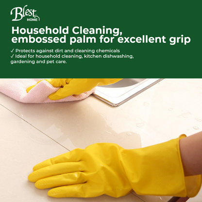 Blest Home Multi-Purpose Latex Hand Gloves