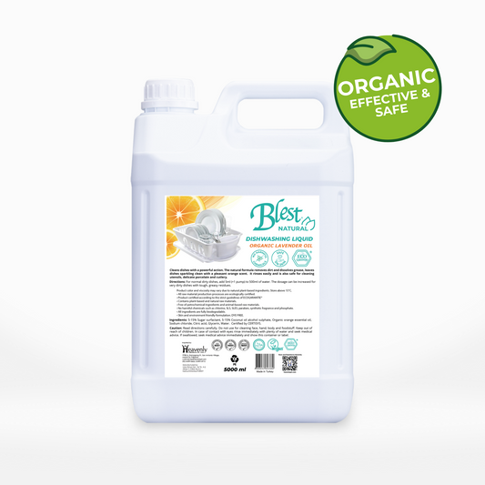 Blest Natural Dishwashing Liquid - Organic Orange Oil 5L