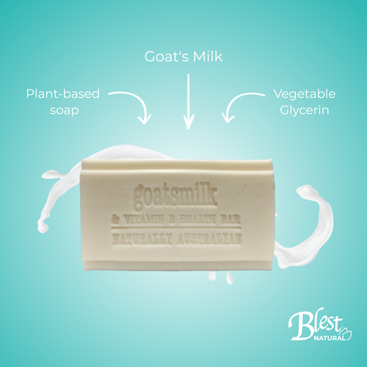 Blest Natural Plant-based Soap 100g Goat's Milk and Vitamin E Scent