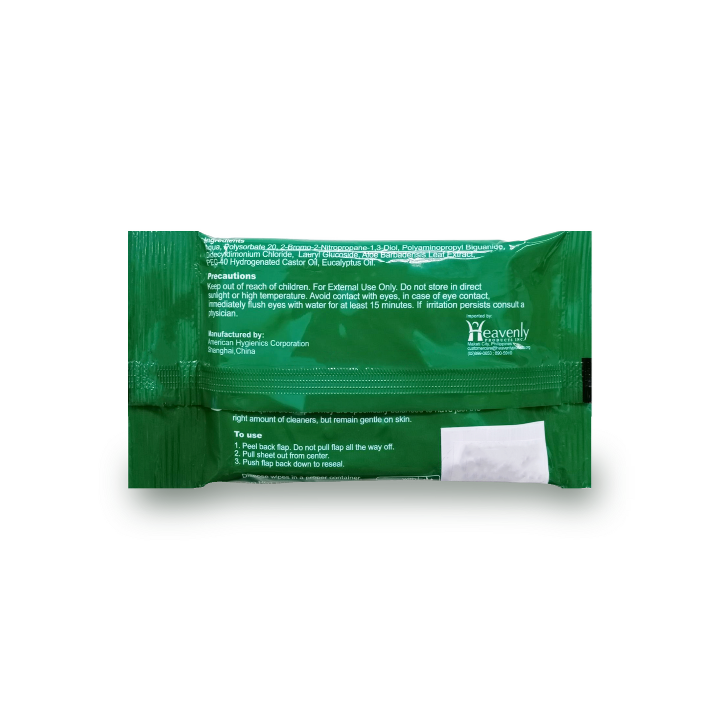 Blest Anti-Bacterial Wipes 10 Sheets 2 Packs (20 Sheets) Eucalyptus Scent