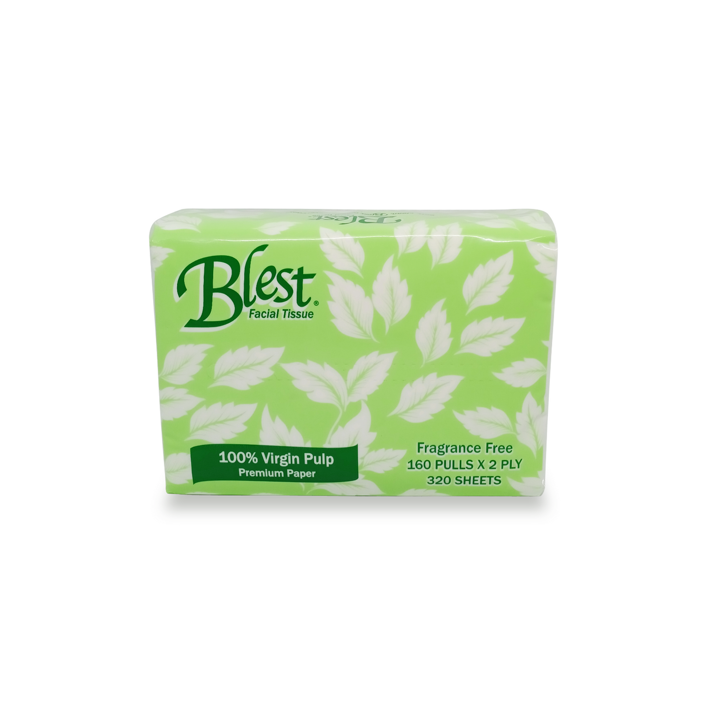 Blest Facial Tissue Handy Pack 160 Pulls 2 Ply Jumbo