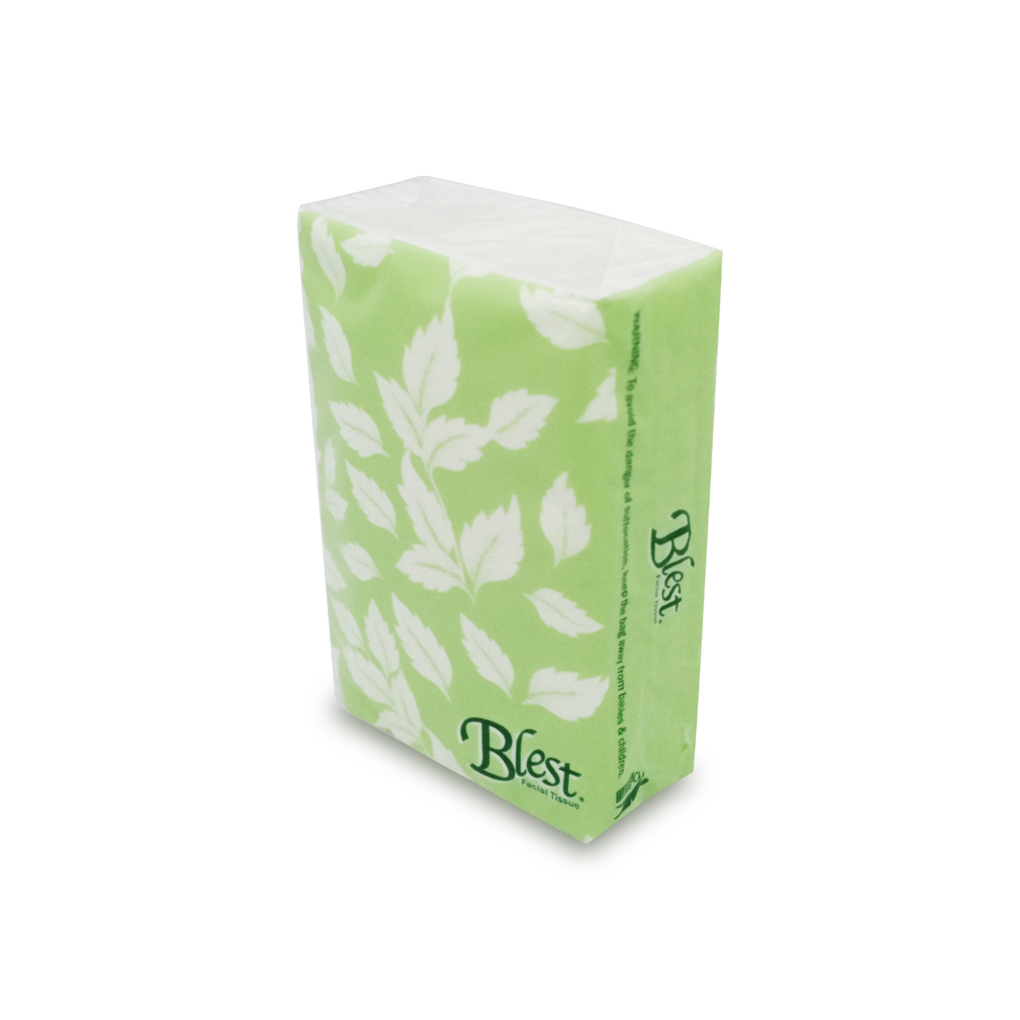 Blest Facial Pocket Tissue 2 Ply 10 Pulls x 6 Pocket (60 Pulls)